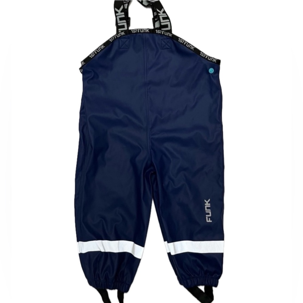 157 FUNK Kids Muddy Buddy Coverall Waterproof Rain Suit size 80 gently used